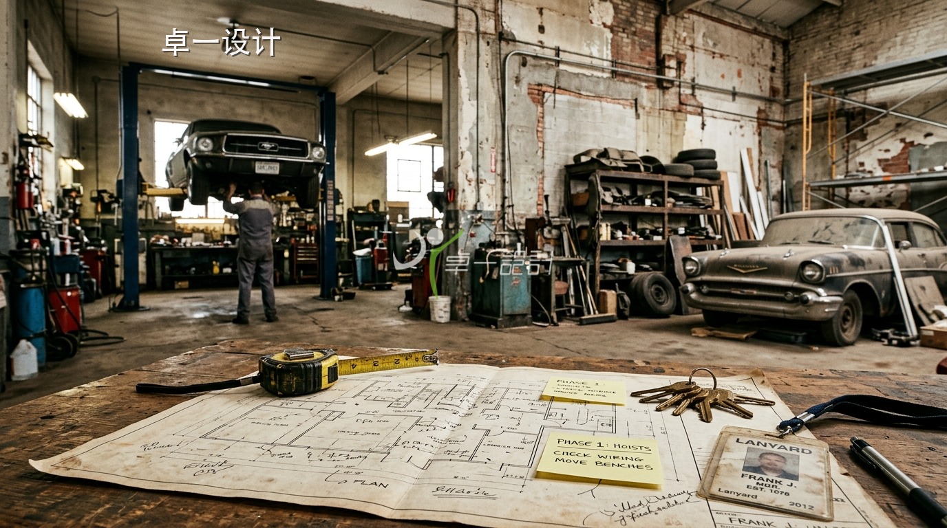 Existing shop upgrades should first identify issues affecting sales, efficiency and on-site order.