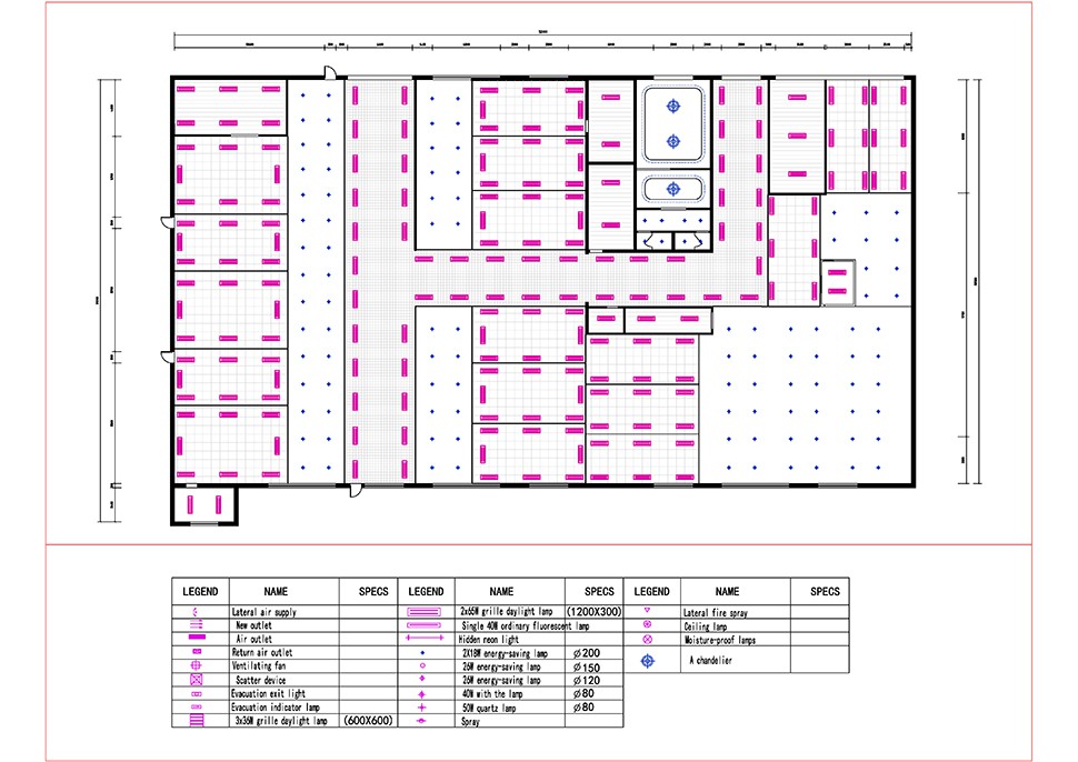 ABRA Los Angeles, United States Full-Service Repair Shop / Collision Repair Center / Overseas Case automotive workshop layout and construction drawing 2