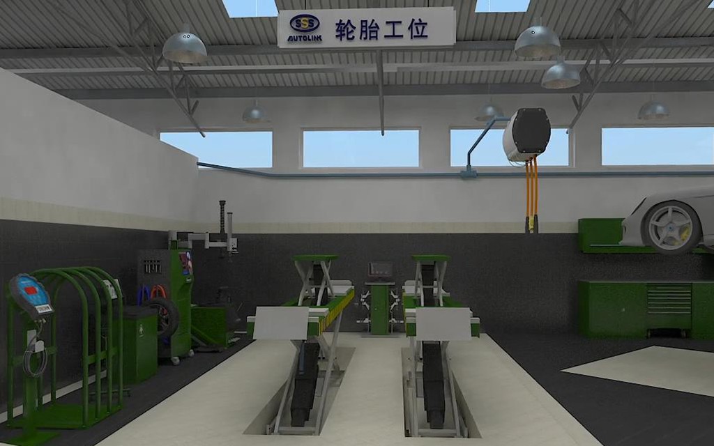 湖南长沙综合汽车维修厂设计案例-汽车之链 湖南长沙 Auto Workshop 汽修厂空间设计效果图 11
