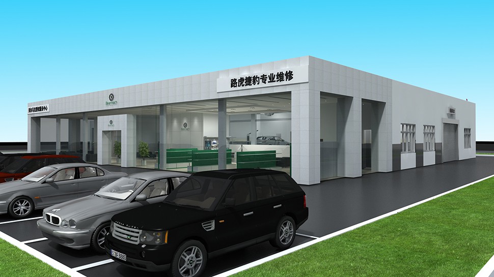 Bearmach 2S Shop China 4S Dealership / Overseas Case auto repair shop design case cover image workshop layout and spatial planning