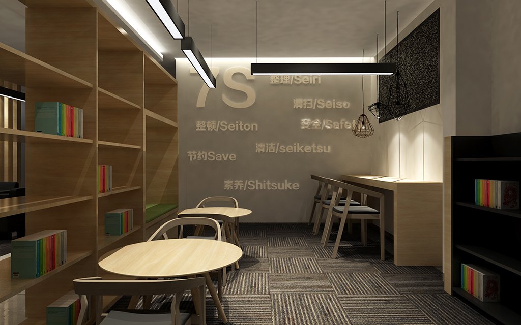 北京综合汽修厂设计案例-博睿通达 北京亦庄金日吉通工业园 Auto Workshop 汽修厂空间设计效果图 5