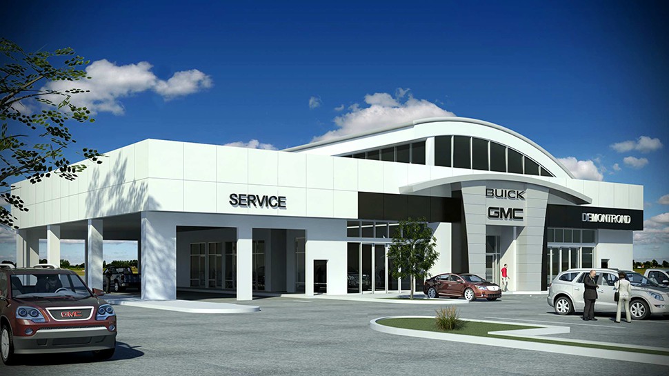 Buick 4S Shop China 4S Dealership / Overseas Case auto repair shop design case cover image workshop layout and spatial planning