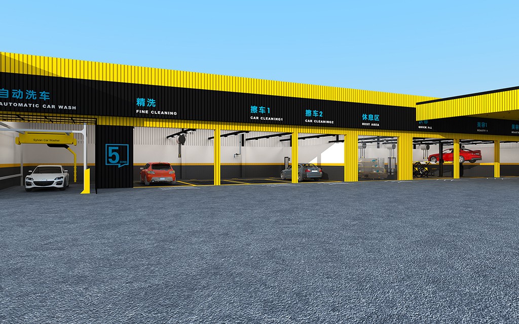 福建晋江综合汽车修理厂设计案例-i车帮 福建晋江 Auto Workshop 汽修厂空间设计效果图 14