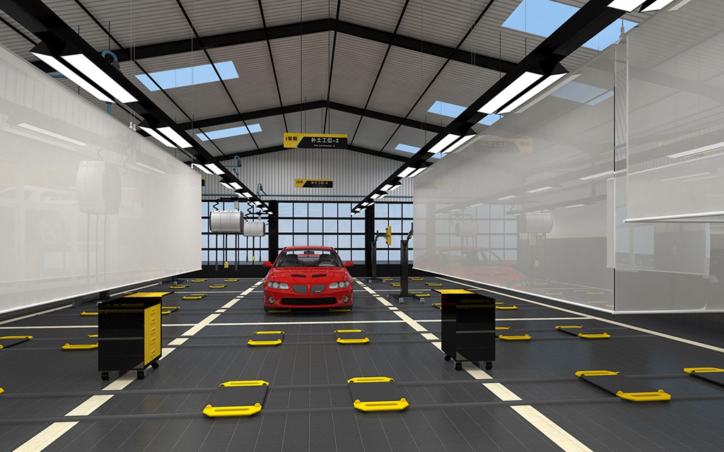 福建晋江综合汽车修理厂设计案例-i车帮 福建晋江 Auto Workshop 汽修厂空间设计效果图 15