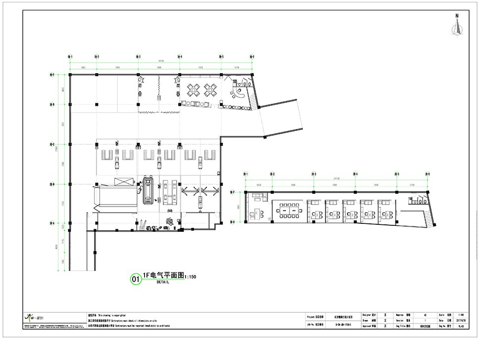 JingBaoHang Yuelu District, Changsha, China Full-Service Repair Shop automotive workshop layout and construction drawing 4