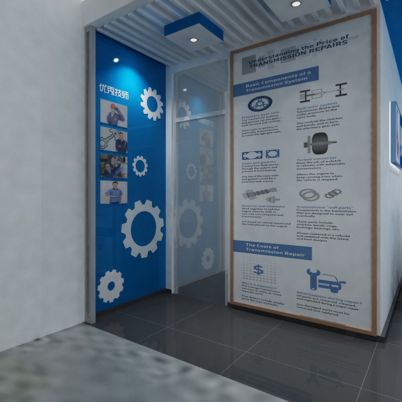 JingJie Beijing, China Quick Service / Chain Brand auto repair shop spatial design rendering 6