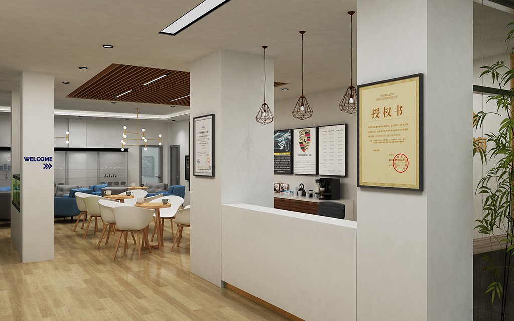 JinSanHai Jinan, Shandong, China Full-Service Repair Shop / Quick Service auto repair shop spatial design rendering 5