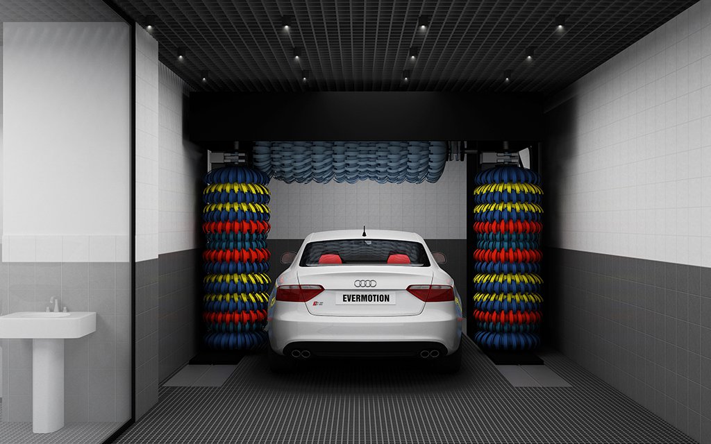 JinSanHai Jinan, Shandong, China Full-Service Repair Shop / Quick Service auto repair shop spatial design rendering 12