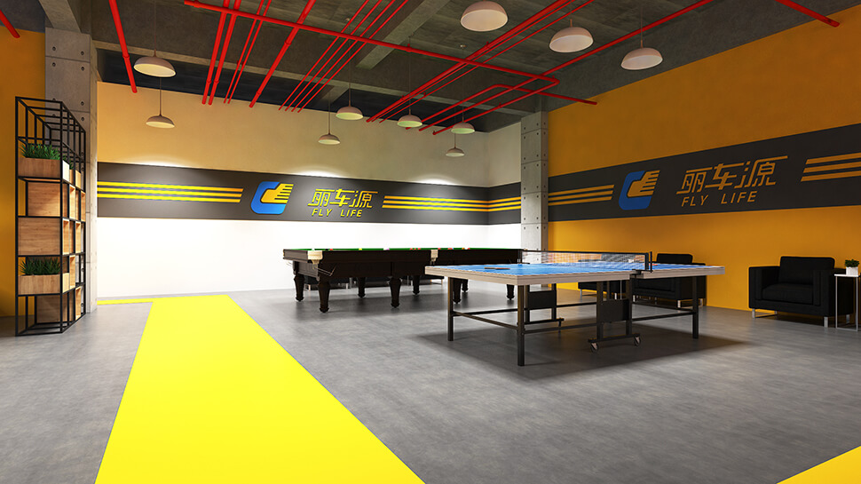 Chifeng Licheyuan Auto Repair Shop Chifeng, Inner Mongolia, China Full-Service Repair Shop auto repair shop spatial design rendering 5