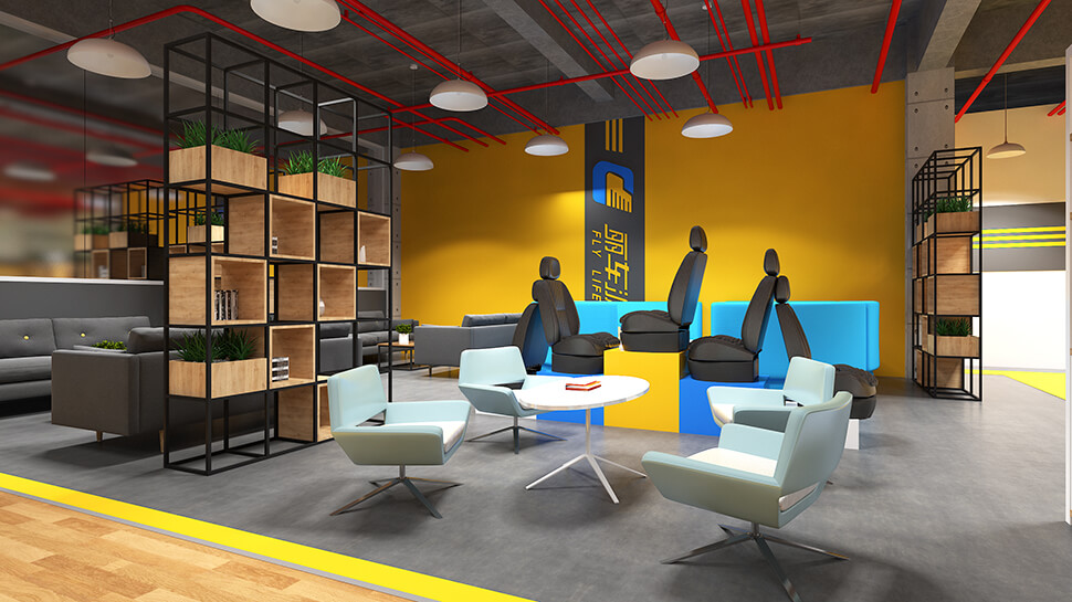 Chifeng Licheyuan Auto Repair Shop Chifeng, Inner Mongolia, China Full-Service Repair Shop auto repair shop spatial design rendering 6