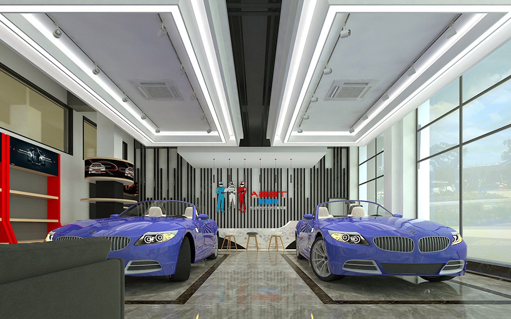 浙江杭州综合汽车维修厂设计案例-欧博特 浙江杭州 Auto Workshop 汽修厂空间设计效果图 9