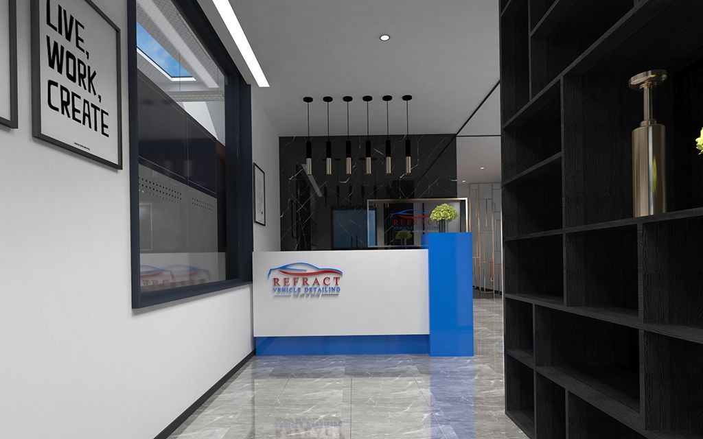 汽车美容店设计案例-澳大利亚项目 澳大利亚珀斯 Auto Body Shop / Washing Maintenance Shop 汽修厂空间设计效果图 4