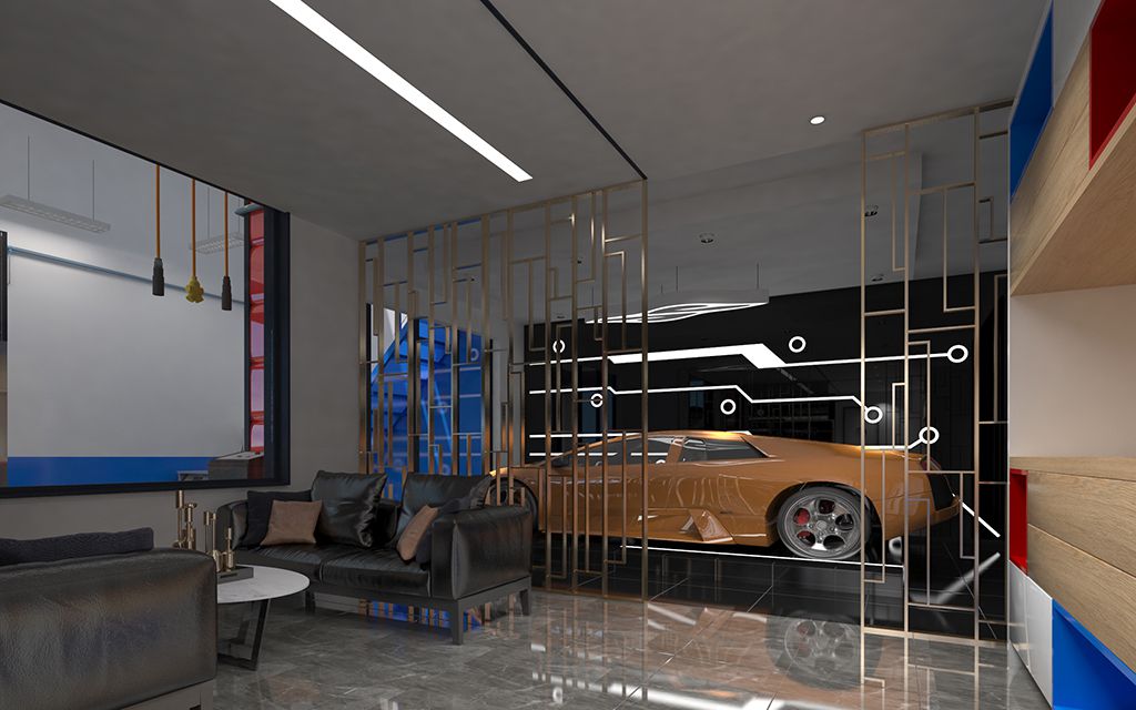 汽车美容店设计案例-澳大利亚项目 澳大利亚珀斯 Auto Body Shop / Washing Maintenance Shop 汽修厂空间设计效果图 9