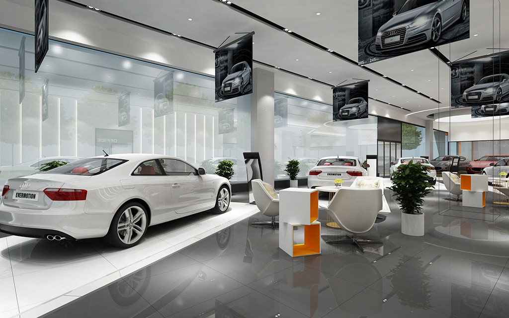 Tianao China Full-Service Repair Shop auto repair shop spatial design rendering 8