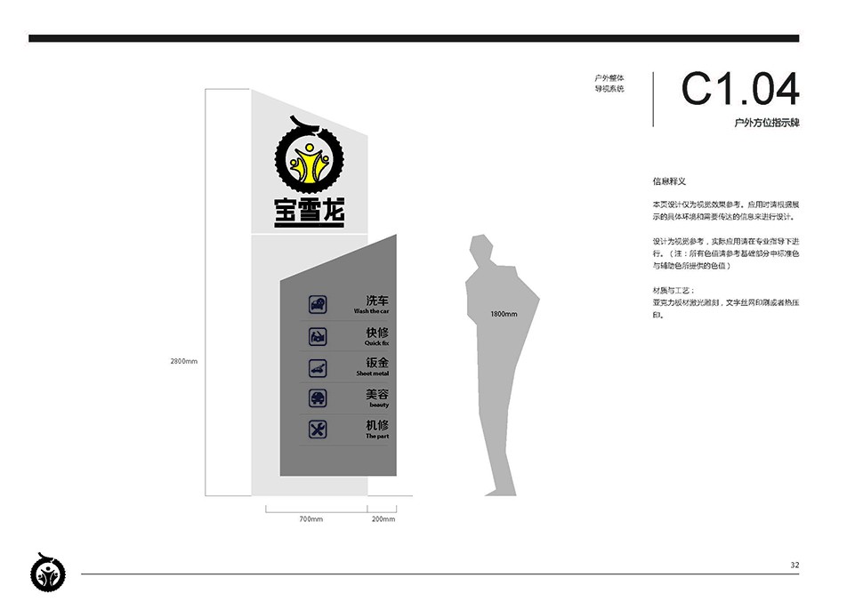 BaoXueLong China Full-Service Repair Shop auto service brand SI design image 7