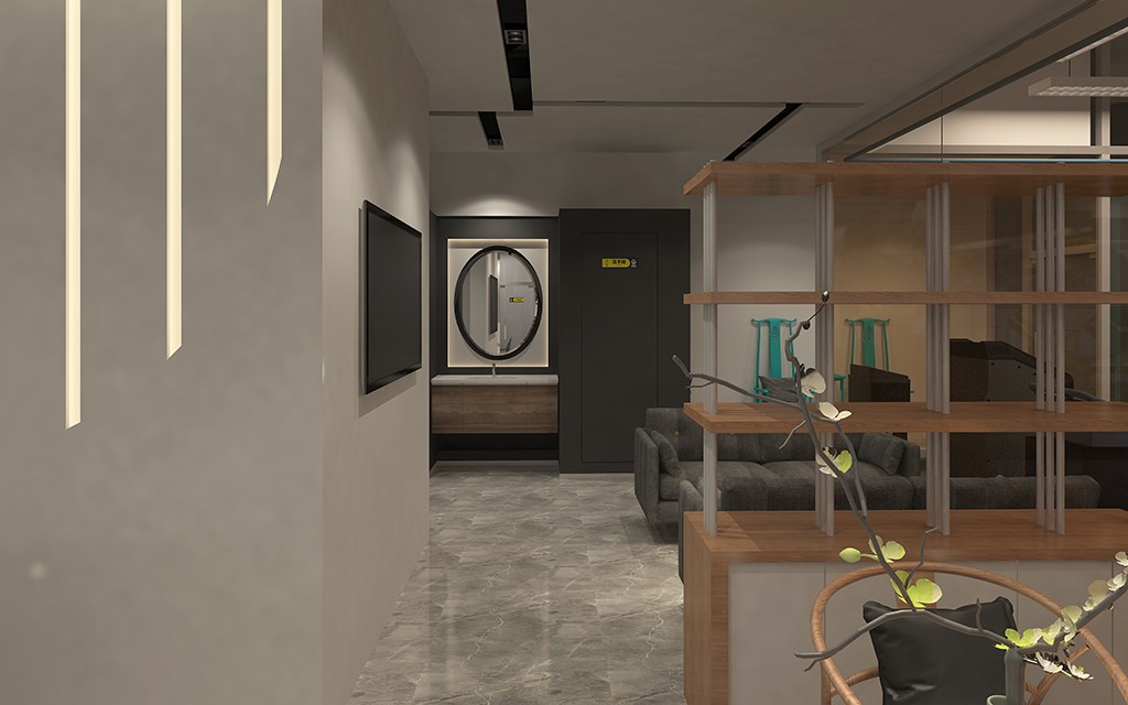 BaoXueLong China Full-Service Repair Shop auto repair shop spatial design rendering 5