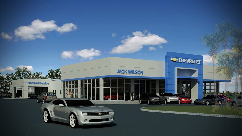 Jack Wilson Chevrolet 4S Shop China 4S Dealership / Overseas Case auto repair shop design case cover image workshop layout and spatial planning