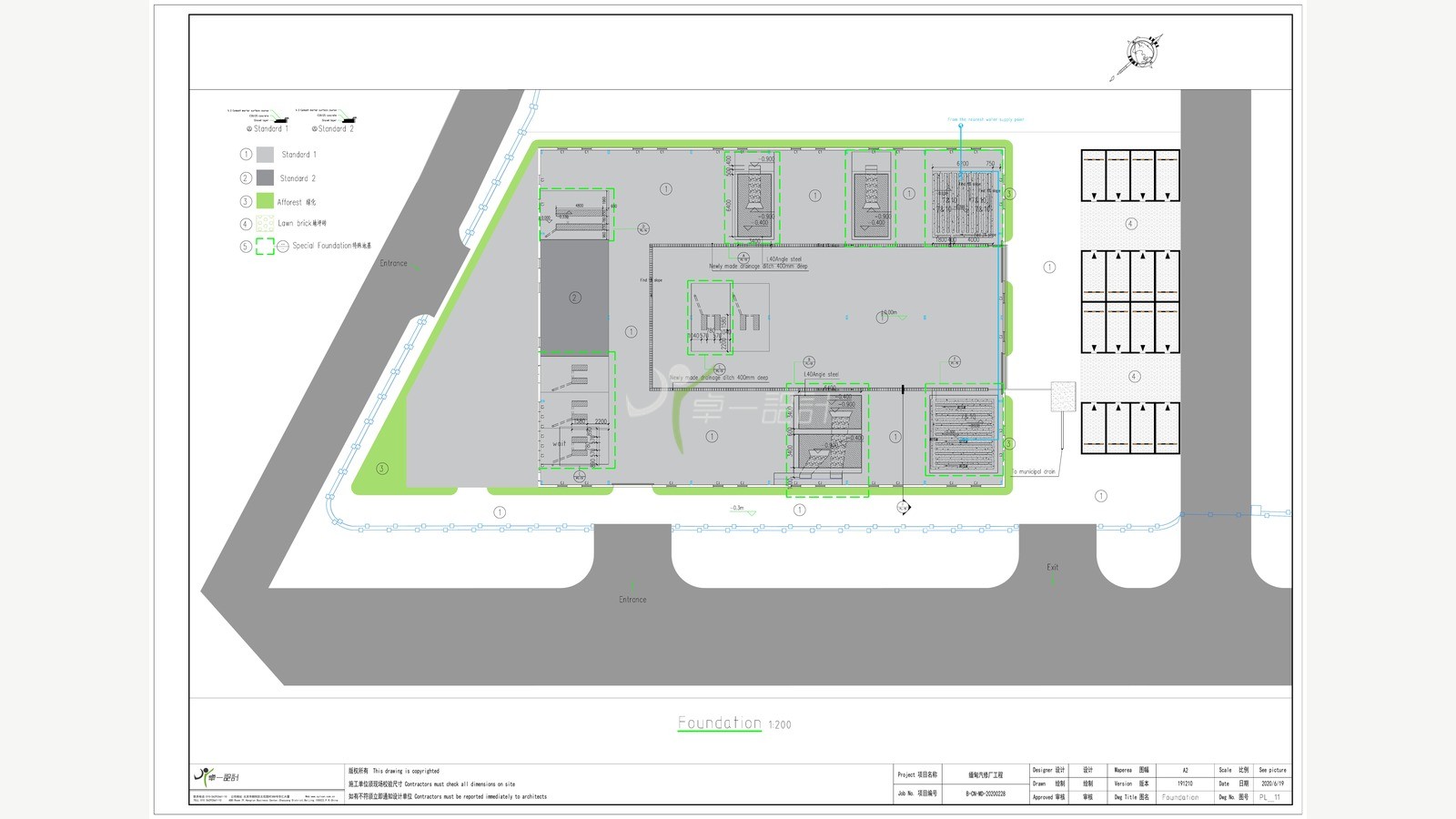 Road Heroes Myanmar 3,600 sqm Automotive Service Center Design Myanmar Full-Service Repair Shop / Collision Repair Center / Car Wash and Detailing / Chain Brand / Overseas Case automotive workshop layout and construction drawing 3